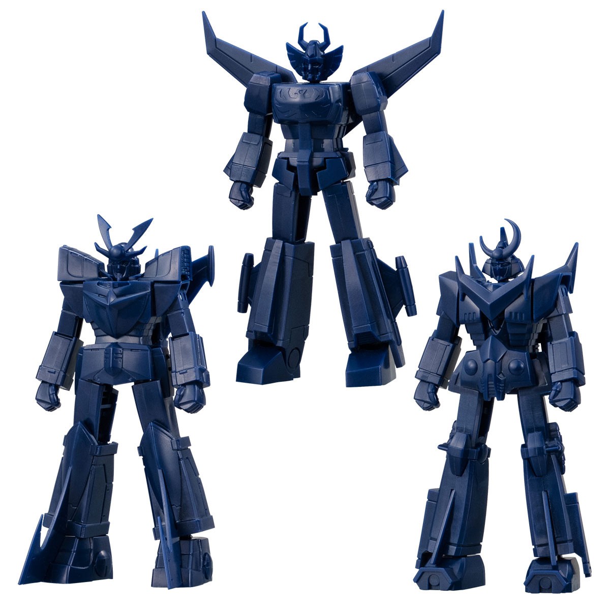 P-BANDAI SHOKUGAN MODELING PROJECT STORAGE COLLECTION EX ZAMBOT 3, DAITARN 3, TRIDER G7 SET