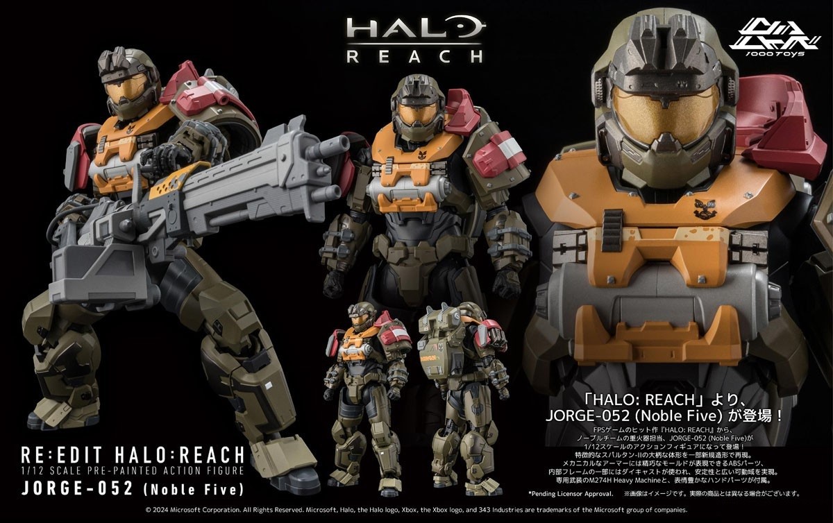 SENTINEL RE:EDIT HALO REACH SPARTAN JORGE-052 NOBLE FIVE