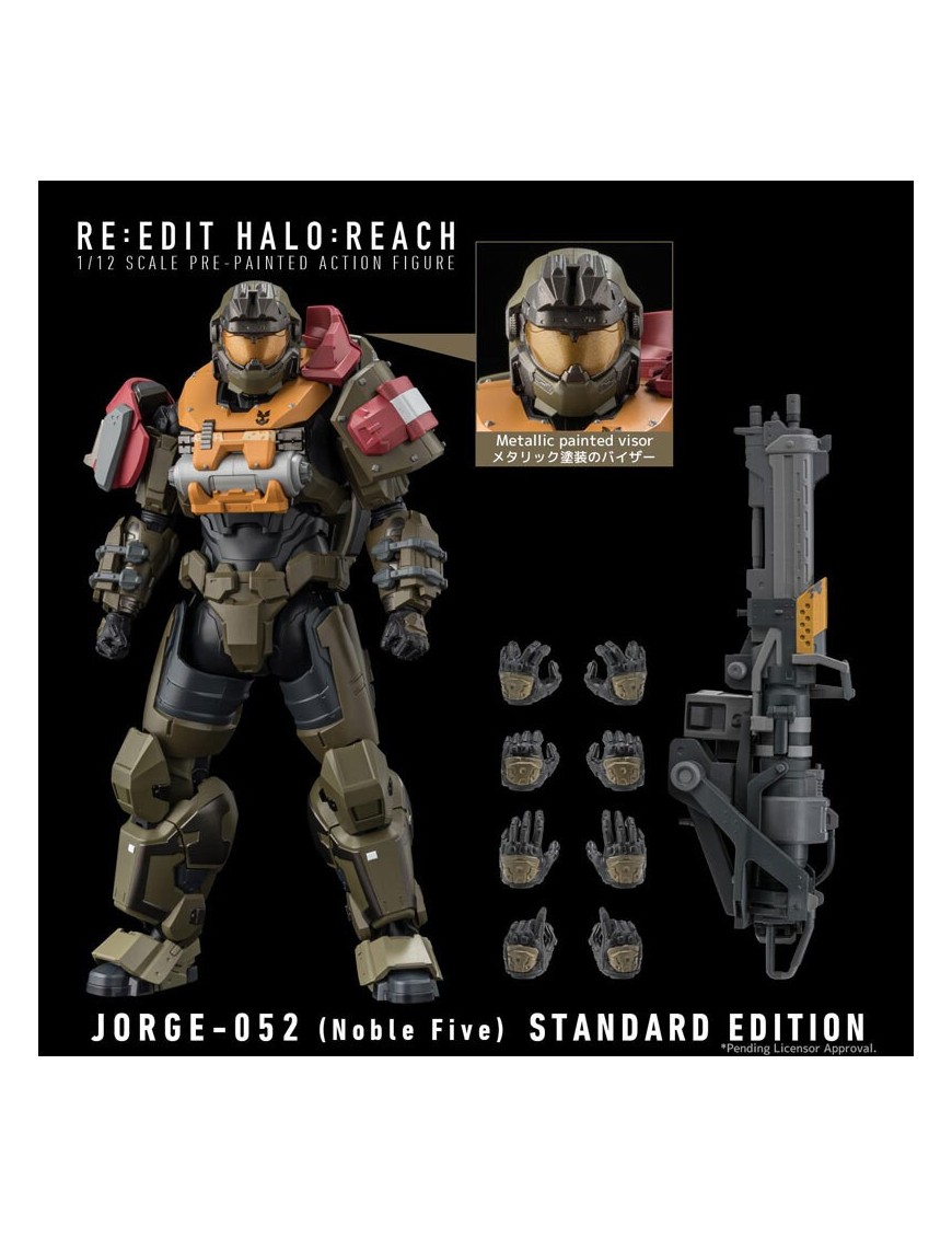 [新品未開封Re:Edit Halo: Noble Five 限定版 RE：EDIT HALO： REACH 1/12 SCALE JORGE-052 (Noble Five
