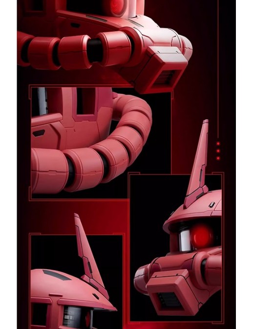 Bandai BN Head Collection Vol.3 Mobile Suit Gundam MS-06S Char's Zaku II Head Sculpt