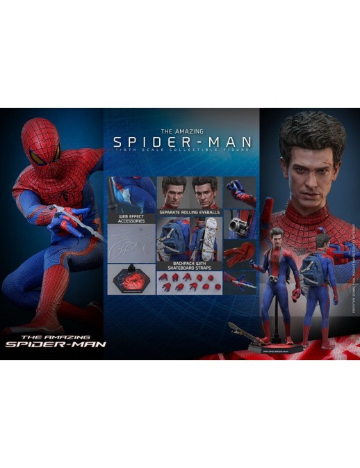 Hot Toys Movie Masterpiece The Amazing Spider-Man 1/6 Scale Collectible Figure
