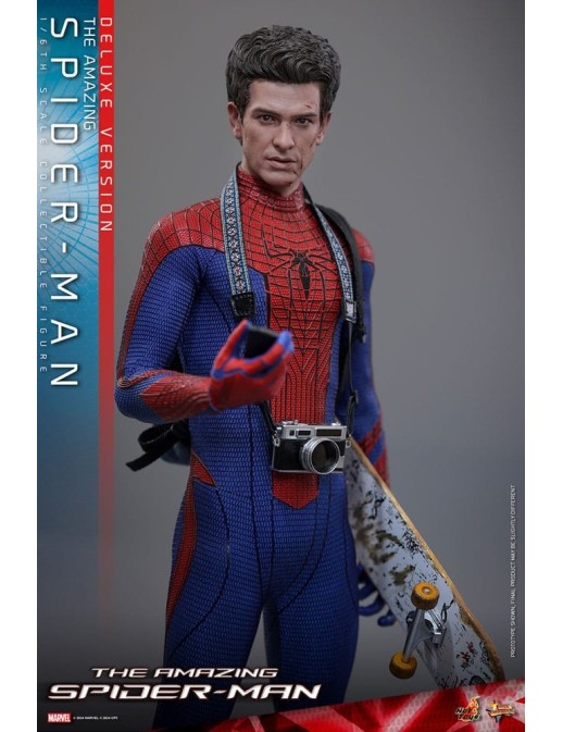 Hot Toys Movie Masterpiece The Amazing Spider-Man 1/6 Scale Collectible Figure Deluxe Edition