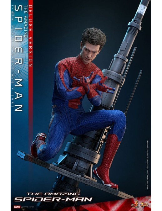 Hot Toys Movie Masterpiece The Amazing Spider-Man 1/6 Scale Collectible Figure Deluxe Edition