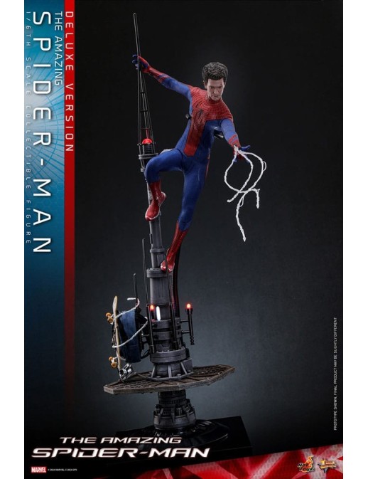 Hot Toys Movie Masterpiece The Amazing Spider-Man 1/6 Scale Collectible Figure Deluxe Edition