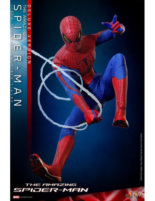 Hot Toys Movie Masterpiece The Amazing Spider-Man 1/6 Scale Collectible Figure Deluxe Edition