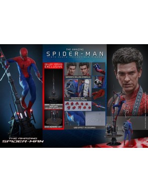 Hot Toys Movie Masterpiece The Amazing Spider-Man 1/6 Scale Collectible Figure Deluxe Edition