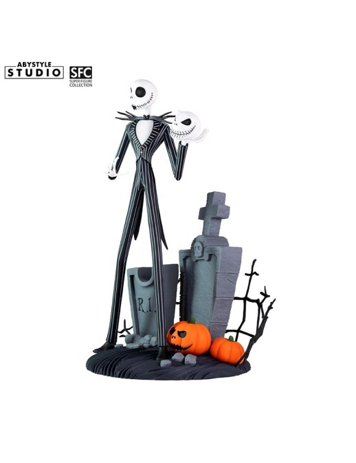 Abystyle Studio Super Figure Collection Nightmare Before Christmas Jack Skellington "Jack Scary Smiling Face"