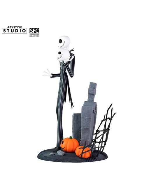 Abystyle Studio Super Figure Collection Nightmare Before Christmas Jack Skellington "Jack Scary Smiling Face"