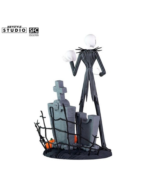 Abystyle Studio Super Figure Collection Nightmare Before Christmas Jack Skellington "Jack Scary Smiling Face"