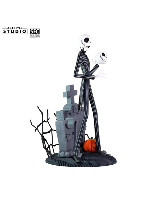 Abystyle Studio Super Figure Collection Nightmare Before Christmas Jack Skellington "Jack Scary Smiling Face"