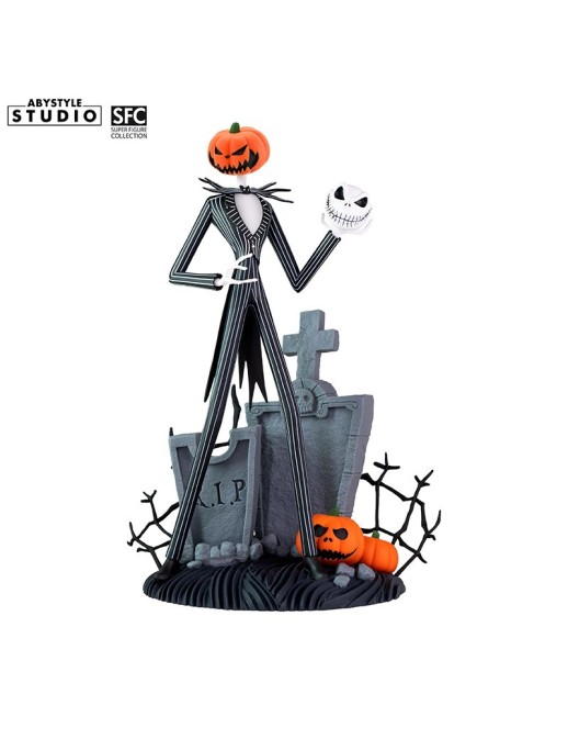 Abystyle Studio Super Figure Collection Nightmare Before Christmas Jack Skellington "Jack Scary Smiling Face"