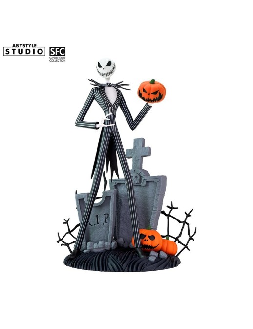 Abystyle Studio Super Figure Collection Nightmare Before Christmas Jack Skellington "Jack Scary Smiling Face"