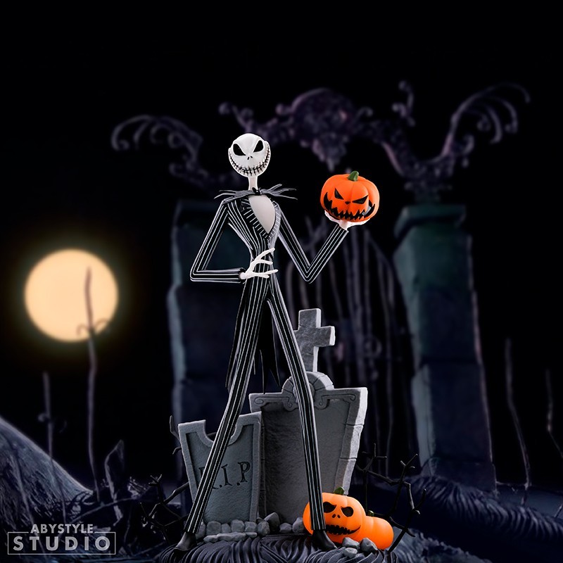 ABYSTYLE STUDIO SUPER FIGURE COLLECTION NIGHTMARE BEFORE CHRISTMAS JACK SKELLINGTON "JACK SCARY SMILING FACE"