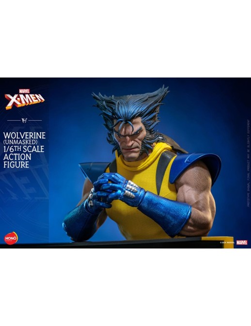 Hono Studio X-Men Wolverine Unmasked 1/6 Scale Figure