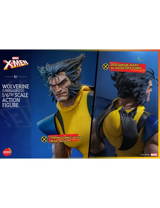Hono Studio X-Men Wolverine Unmasked 1/6 Scale Figure