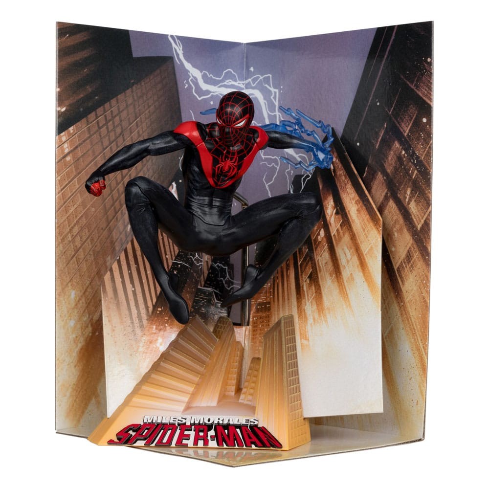 MC FARLANE TOYS MARVEL COMICS SPIDER-MAN MILES MORALES: SPIDER-MAN 1 1/10 SCALE STATUE