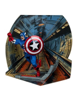 Mc Farlane Toys Marvel Comics Captain America 100 1/10 Scale Statue