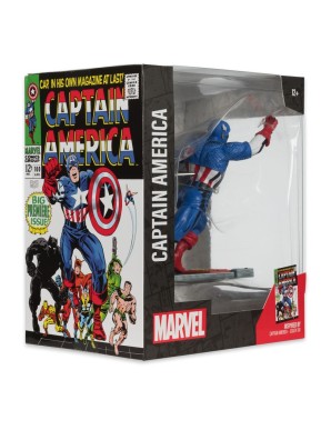 Mc Farlane Toys Marvel Comics Captain America 100 1/10 Scale Statue