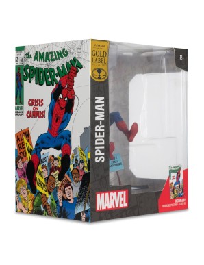 Mc Farlane Toys Marvel Comics Spider-Man The Amazing Spider-Man 68 1/10 Scale Statue Gold Label