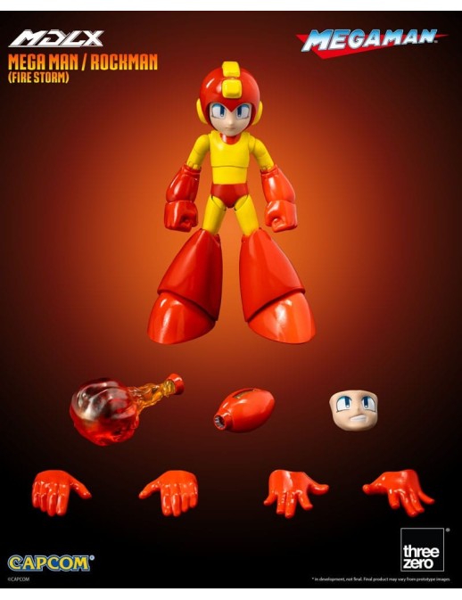 Threezero Mega Man MDLX Articulated Figures Series Mega Man Fire Storm