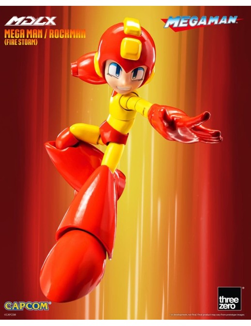 Threezero Mega Man MDLX Articulated Figures Series Mega Man Fire Storm