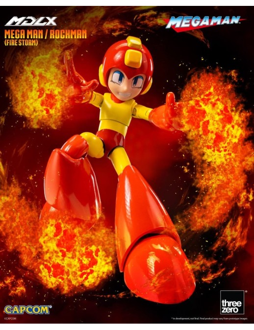 Threezero Mega Man MDLX Articulated Figures Series Mega Man Fire Storm