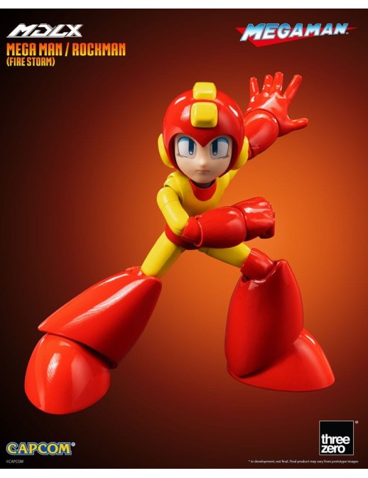 Threezero Mega Man MDLX Articulated Figures Series Mega Man Fire Storm