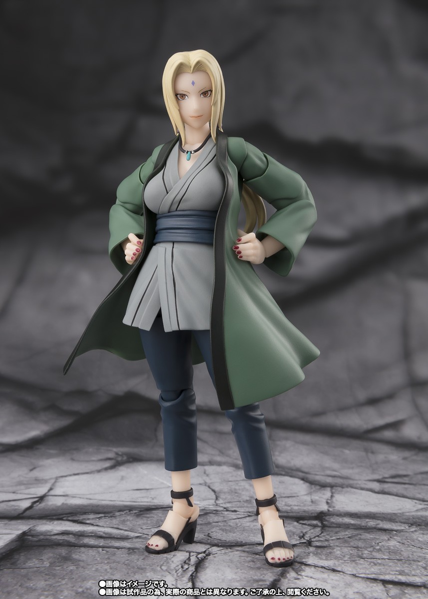 BANDAI S.H. FIGUARTS NARUTO SHIPPUDEN TSUNADE THE LEGENDARY MEDICAL NINJA OF THE HUNDRED GREAT MASTERS