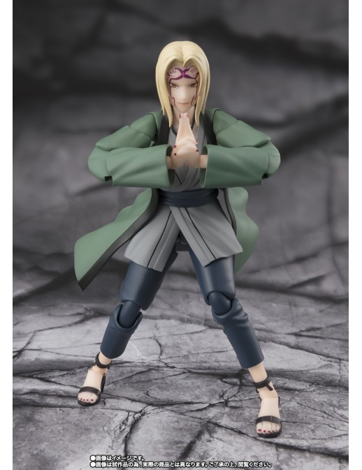 Bandai S.H. Figuarts Naruto Shippuden Tsunade The Legendary Medical Ninja of the Hundred Great Masters