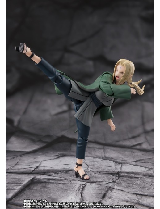 Bandai S.H. Figuarts Naruto Shippuden Tsunade The Legendary Medical Ninja of the Hundred Great Masters