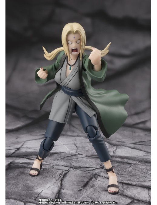 Bandai S.H. Figuarts Naruto Shippuden Tsunade The Legendary Medical Ninja of the Hundred Great Masters