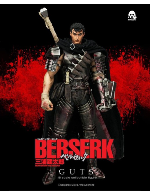 Threezero Berserk Guts Black Swordsman 1/6 Scale Collectible Figure