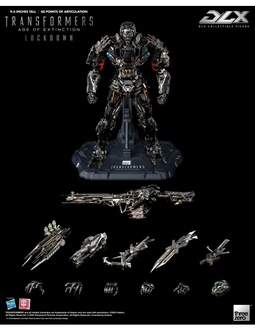 Threezero Transformers Age of Extinction DLX Scale Collectible Figure Lockdown