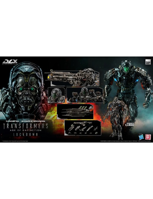 Threezero Transformers Age of Extinction DLX Scale Collectible Figure Lockdown