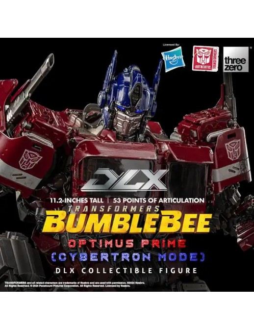 Threezero Transformers Bumblebee DLX Scale Collectible Figure Series Optimus Prime Cybertron Mode