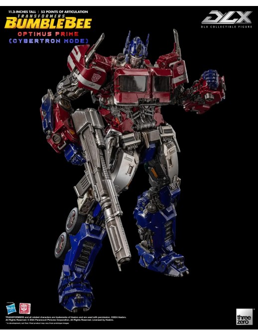 Threezero Transformers Bumblebee DLX Scale Collectible Figure Series Optimus Prime Cybertron Mode