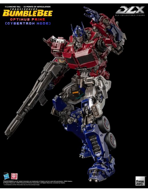 Threezero Transformers Bumblebee DLX Scale Collectible Figure Series Optimus Prime Cybertron Mode