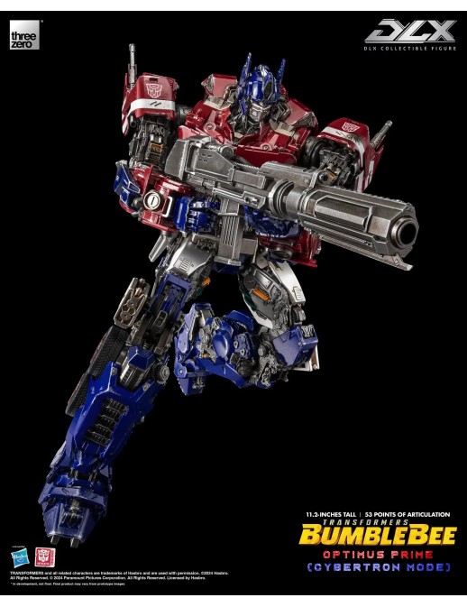 Threezero Transformers Bumblebee DLX Scale Collectible Figure Series Optimus Prime Cybertron Mode