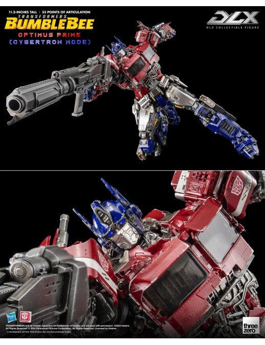 Threezero Transformers Bumblebee DLX Scale Collectible Figure Series Optimus Prime Cybertron Mode