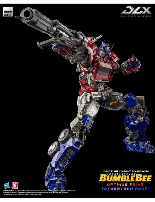 Threezero Transformers Bumblebee DLX Scale Collectible Figure Series Optimus Prime Cybertron Mode