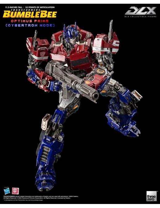 Threezero Transformers Bumblebee DLX Scale Collectible Figure Series Optimus Prime Cybertron Mode
