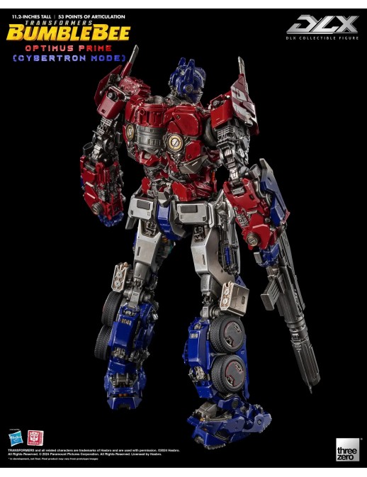 Threezero Transformers Bumblebee DLX Scale Collectible Figure Series Optimus Prime Cybertron Mode