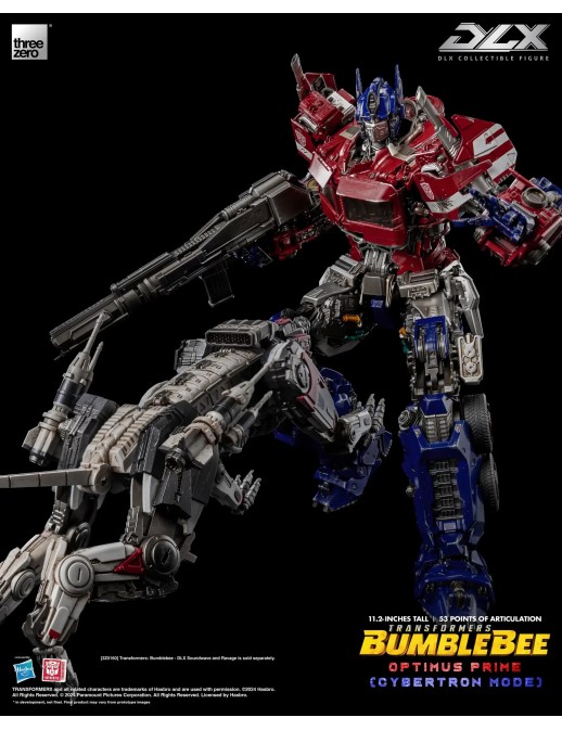 Threezero Transformers Bumblebee DLX Scale Collectible Figure Series Optimus Prime Cybertron Mode
