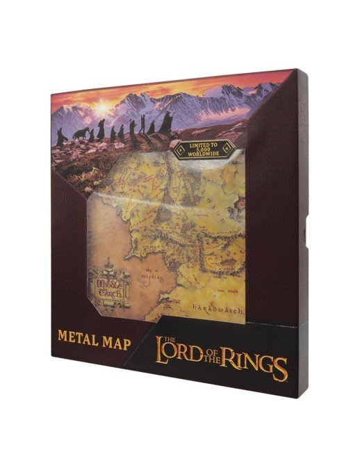 Fanattik Lord of the Rings Middle-Earth Map Limited Edition