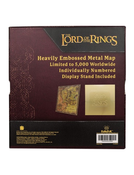 Fanattik Lord of the Rings Middle-Earth Map Limited Edition