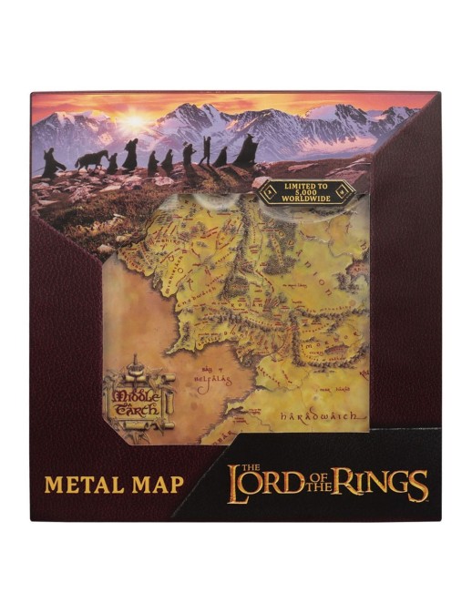 Fanattik Lord of the Rings Middle-Earth Map Limited Edition