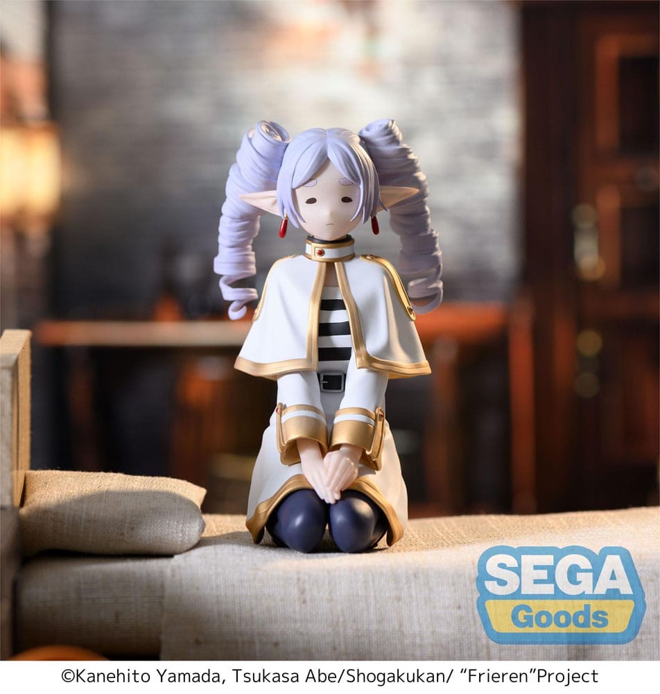 SEGA PREMIUM PERCHING FIGURE FRIEREN BEYOND JOURNEY'S END FRIEREN I HAVE RINGLETS NOW