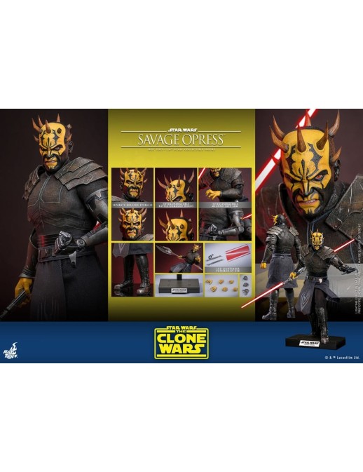 Hot Toys Television Masterpiece Star Wars The Clone Wars Savage Opress 1/6 Scale Collectible Figure