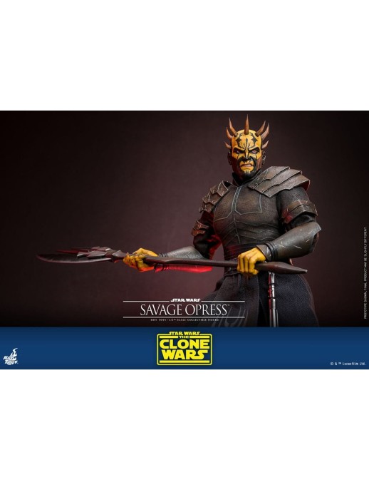 Hot Toys Television Masterpiece Star Wars The Clone Wars Savage Opress 1/6 Scale Collectible Figure