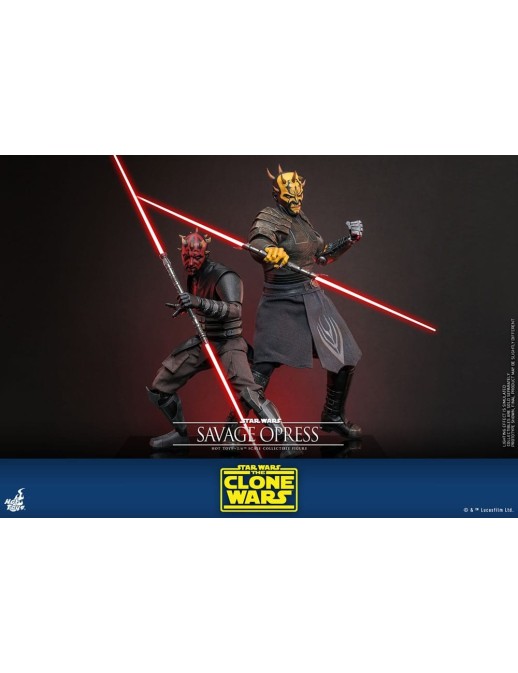 Hot Toys Television Masterpiece Star Wars The Clone Wars Savage Opress 1/6 Scale Collectible Figure